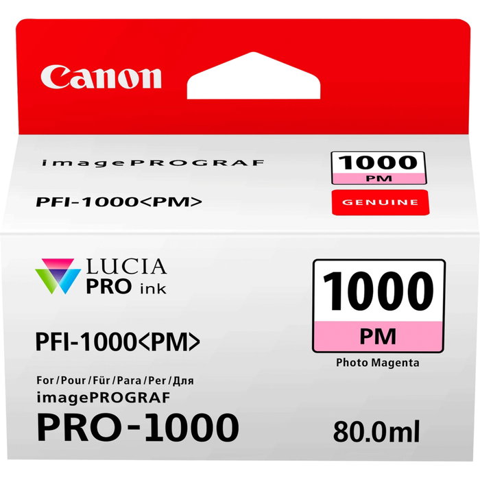 Canon PFI-1000 PM Photo Magenta 80ml