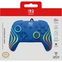 Turtle Beach Manette Gaming Filaire RGB Afterglow Wave pour Nintendo Switch 2 - Bleu