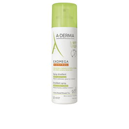A-Derma EXOMEGA CONTROL Spray Émollient 50 ml pour Peaux Sèches et Atopiques, Soulage les Démangeaisons, Sans Parfum