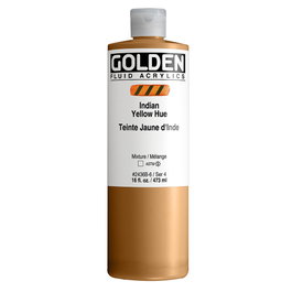 Golden Couleurs Acryliques Fluides Indio Amarillo 473 ml
