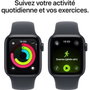 Apple Watch SE 3 GPS + Cellular - 40mm - Boîtier Midnight Aluminium - Bracelet Midnight Sport Band - M/L