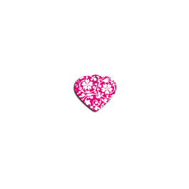 Plaque d'identification pour collier Imarc Heart Rose