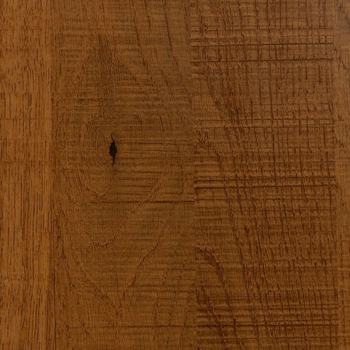 Table Noir Naturel Bois MDF 60 x 60 x 75 cm