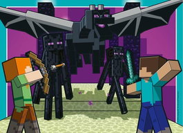 Ravensburger Puzzle Minecraft 4 x 100 Pièces