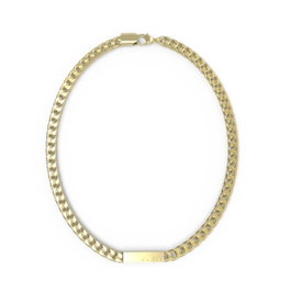 Guess Collier JUXN03005JWYGT-U en acier inoxydable doré
