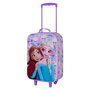 Karactermania Maleta trolley soft 3D frozen 2 beauty - Valise à main pour enfant à thème Frozen, douce avec relief, 2 roues, dimensions 52 x 33 x 17 cm