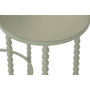 Home ESPRIT Jeu de 3 tables Vert 32 x 32 x 70 cm