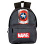 PERONA Sac à dos ordinateur 42 cm adaptable Marvel Captain America - Compartiment principal, bretelles réglables, système caché pour chariot