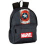 PERONA Sac à dos ordinateur 42 cm adaptable Marvel Captain America - Compartiment principal, bretelles réglables, système caché pour chariot