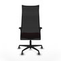 Piqueras y Crespo Chaise de Bureau Albacete XL Bordeaux et Noir