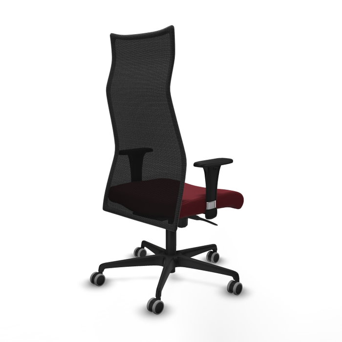 Piqueras y Crespo Chaise de Bureau Albacete XL Bordeaux et Noir Piqueras y Crespo Chaise de Bureau Albacete XL Bordeaux et Noir