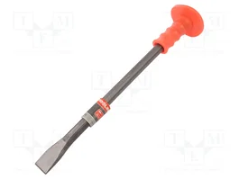 PROLINE Burin plat avec protection anti-éclaboussures, L: 400mm