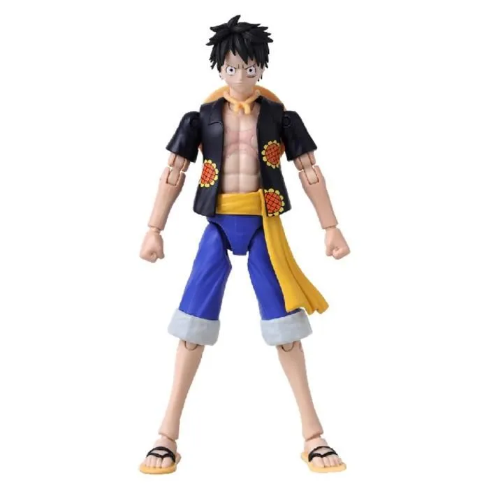 Bandai Figurine Anime Heroes One Piece Luffy Dressrosa - 17 cm - Figurine d'action