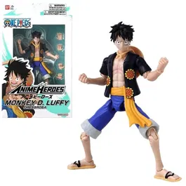 Bandai Figurine Anime Heroes One Piece Luffy Dressrosa - 17 cm - Figurine d'action