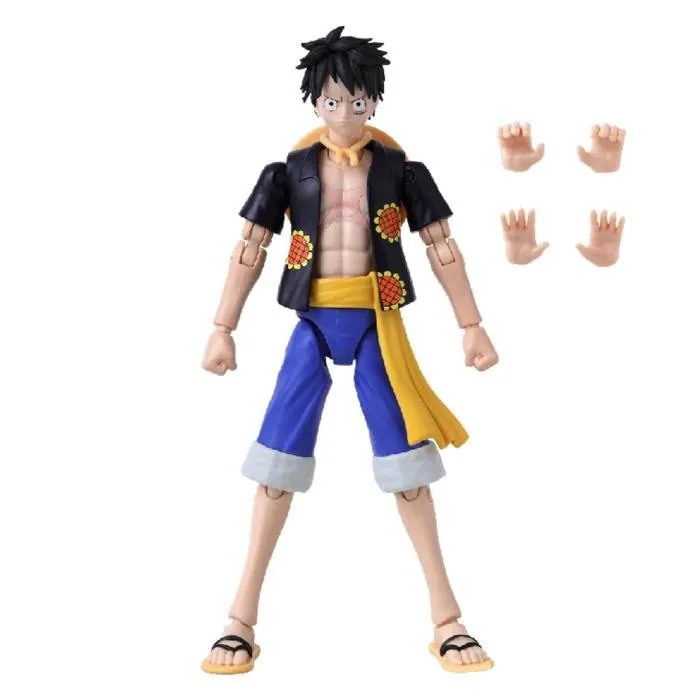 Bandai Figurine Anime Heroes One Piece Luffy Dressrosa - 17 cm - Figurine d'action