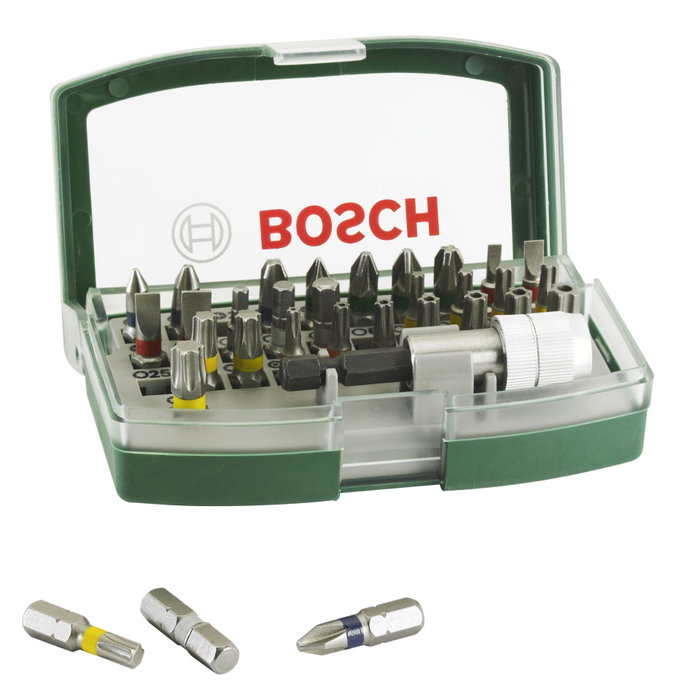 Bosch Prom Jeu d'embouts de tournevis 32 pièces