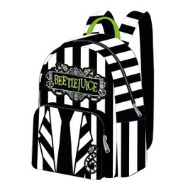 Cerdà Mochila Casual Beetlejuice Sac à Dos 19.5 x 25.0 x 11.0 cm - Multicolore - À Partir de 3 Ans