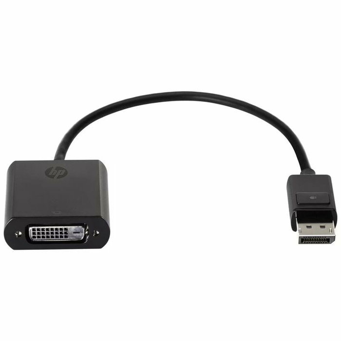 HP Adaptateur DisplayPort vers DVI-D Noir
