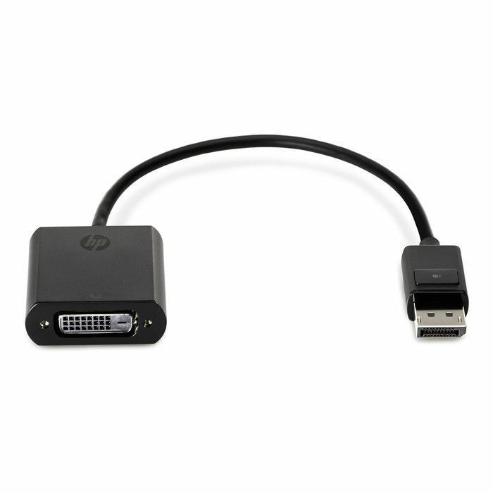 HP Adaptateur DisplayPort vers DVI-D Noir