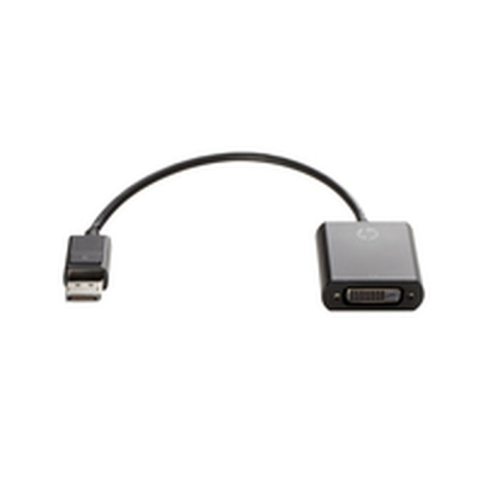 HP Adaptateur DisplayPort vers DVI-D Noir