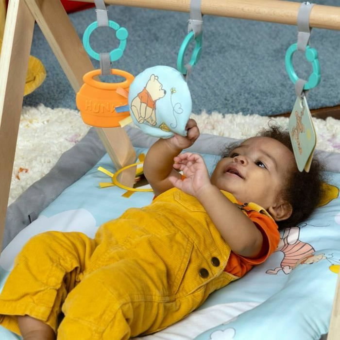 Disney Baby Tapis d'éveil évolutif Winnie l'Ourson avec arche en bois