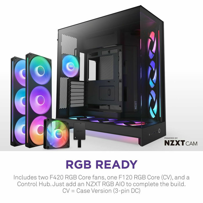 NZXT H9 Flow RGB+ Noir