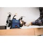 Scheppach BG200AL Touret à meuler avec moteur à induction 550 W et meule 40 mm, pare-éclats, lampe et bac
