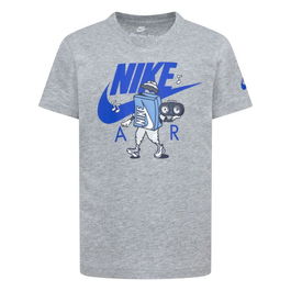 T shirt à manches courtes Enfant Nike Air Boxy Gris clair 8 ans