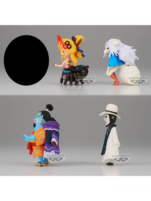 Banpresto One Piece World Collectable Wanokuni Onigashima - Lot de 12 figurines aléatoires
