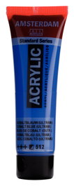 Amsterdam Standard Series Peinture acrylique Bleu Cobalt (Ultramar) 512, 20 ml