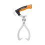 Fiskars 1003625 Pinces à bûches WoodXpert 303 mm noir orange pour bois de chauffage