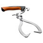 Fiskars 1003625 Pinces à bûches WoodXpert 303 mm noir orange pour bois de chauffage