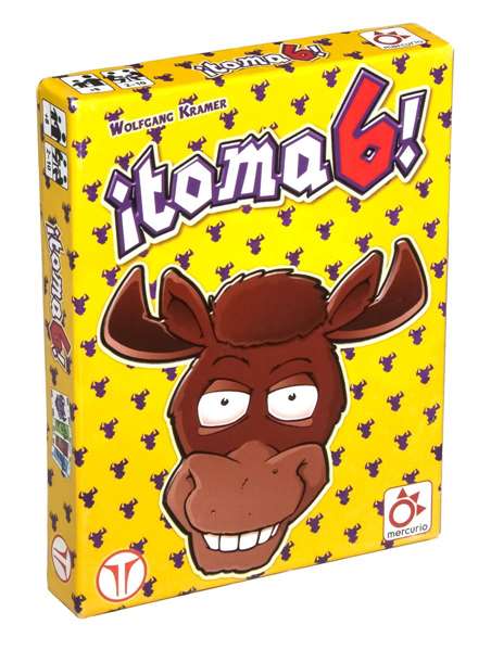 Mercurio - Jeu de cartes ¡Toma 6! Édition Classique - 104 cartes pour jouer en 4 rangées - Version Espagnol