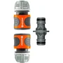 GARDENA Kit de connexion de tuyaux résistant au gel et aux UV - 15 mm - 2 raccords rapides et connecteur