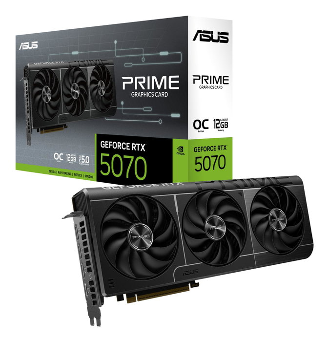 Asus Prime GeForce RTX 5070 OC 12GB Black Asus Prime GeForce RTX 5070 OC 12GB Black