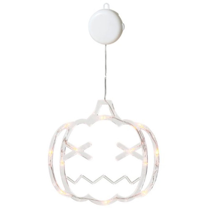 BigBuy Carnival Lanterne Citrouille Néon LED 38cm