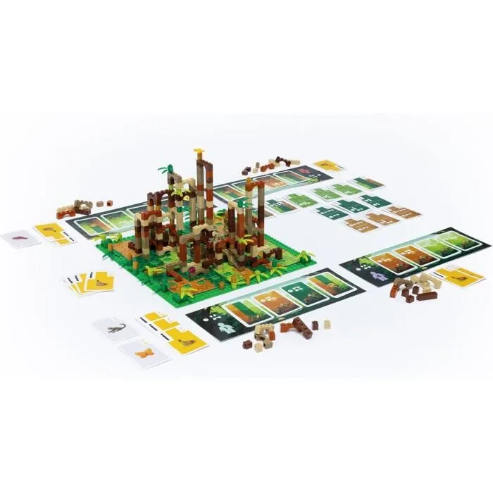 Asmodee Lego Monkey Palace Jeu de Construction et de Stratégie Familial - 2 à 4 Joueurs - 45 Min - 10 ans et + - Version Française