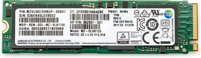 HP SSD TLC 512 Go PCIe 4x4 NVMe HP SSD TLC 512 Go PCIe 4x4 NVMe