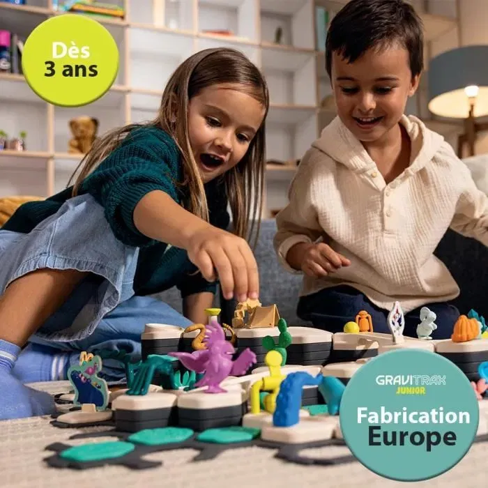 Ravensburger GraviTrax JUNIOR Set d'extension Start & Run - 32 pièces pour circuits de billes - À partir de 3 ans - Réf. 27531