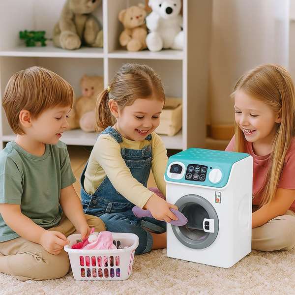 JugaToys Lavatrice avec lumières et sons JugaToys Lavatrice avec lumières et sons