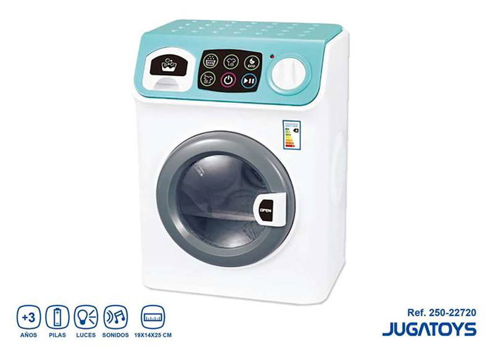 JugaToys Lavatrice avec lumières et sons JugaToys Lavatrice avec lumières et sons