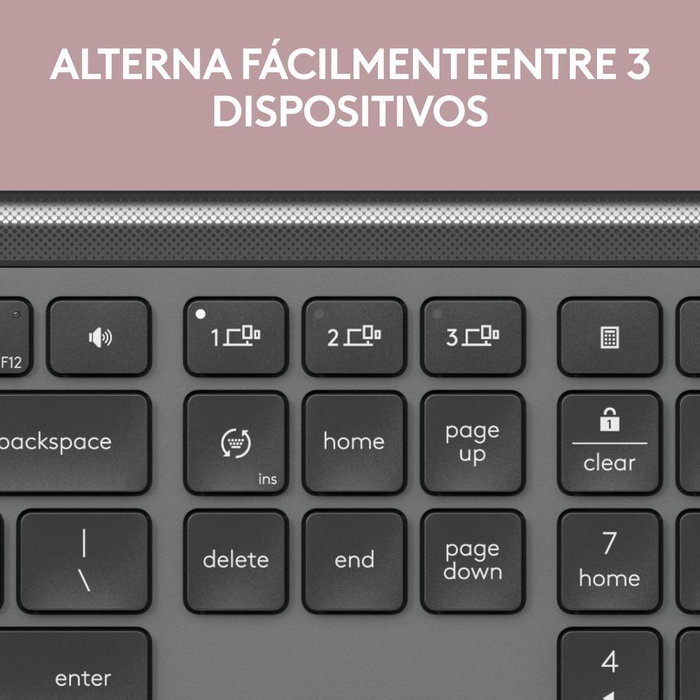 Logitech Combo MK950 Clavier et Souris sans fil Signature Slim K950 + M750