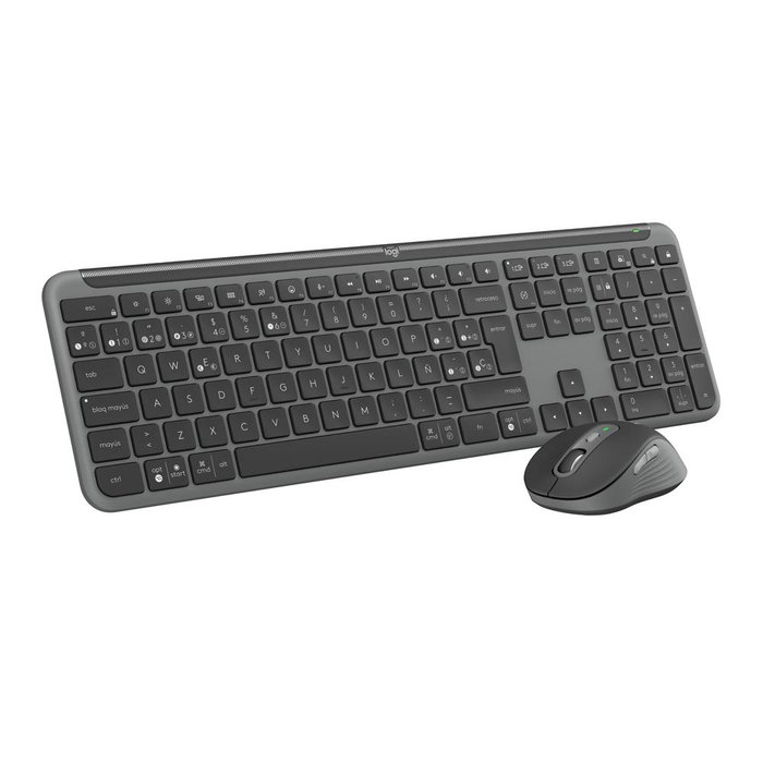 Logitech Combo MK950 Clavier et Souris sans fil Signature Slim K950 + M750