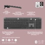 Logitech Combo MK950 Clavier et Souris sans fil Signature Slim K950 + M750
