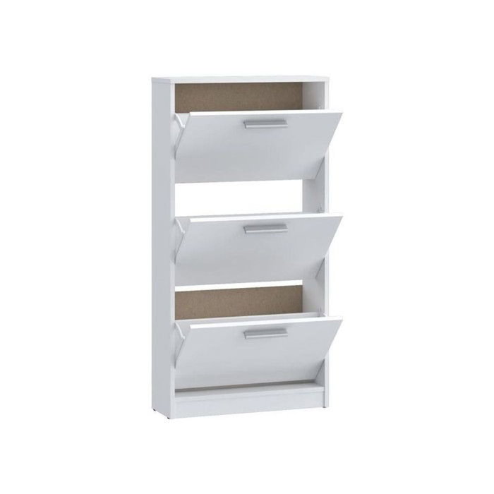 Mac Meuble à chaussures 6 paires Blanc mat