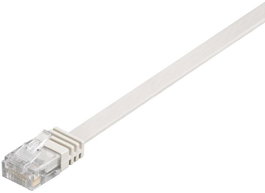 MicroConnect Câble réseau plat CAT6 U/UTP 0,25 m, blanc