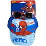 Cerdá Set Casquette et Lunettes de Soleil Spiderman Enfant, Bleu, 53 cm