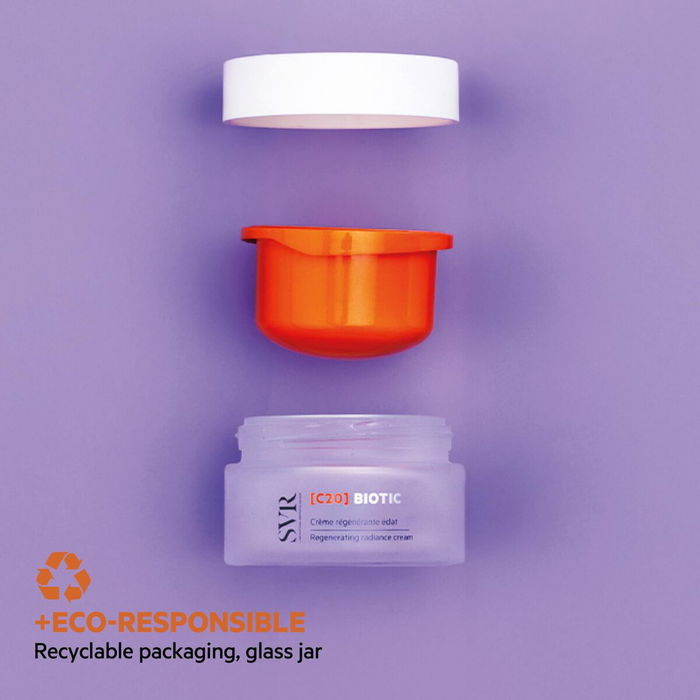 SVR Laboratoire Dermatologique [C20] Biotique Crème Visage - Vitamine C 20%, Probiotiques, Acide Hyaluronique - Revitalisante et Illuminante - 50 ml
