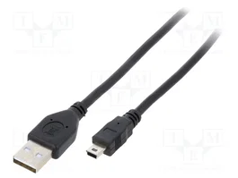 GEMBIRD Câble USB 2.0 Cablexpert USB A vers USB B mini 1,8m Doré