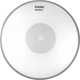 CODE Parche Caja 13" Zero Code – Blanc, 1 couche 10 mil, cercle renfort – Peau batterie